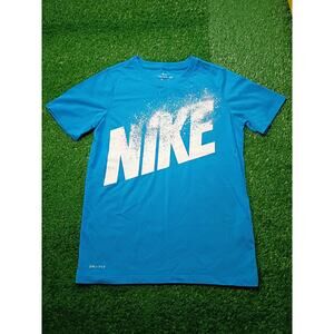 Nike Dri-Fit Athletic Blue T-Shirt kids